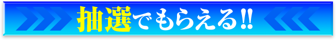 抽選でもらえる!!